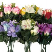 y360 Герберы с розами и лилиями 12шт